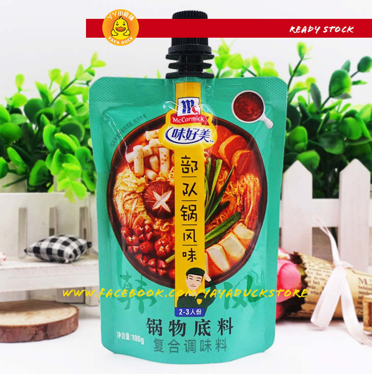 YAYA Duck Store MCCORMICK SEASONING BUDAE JJIGAE 味好美风味 [韩风部队锅 100g]